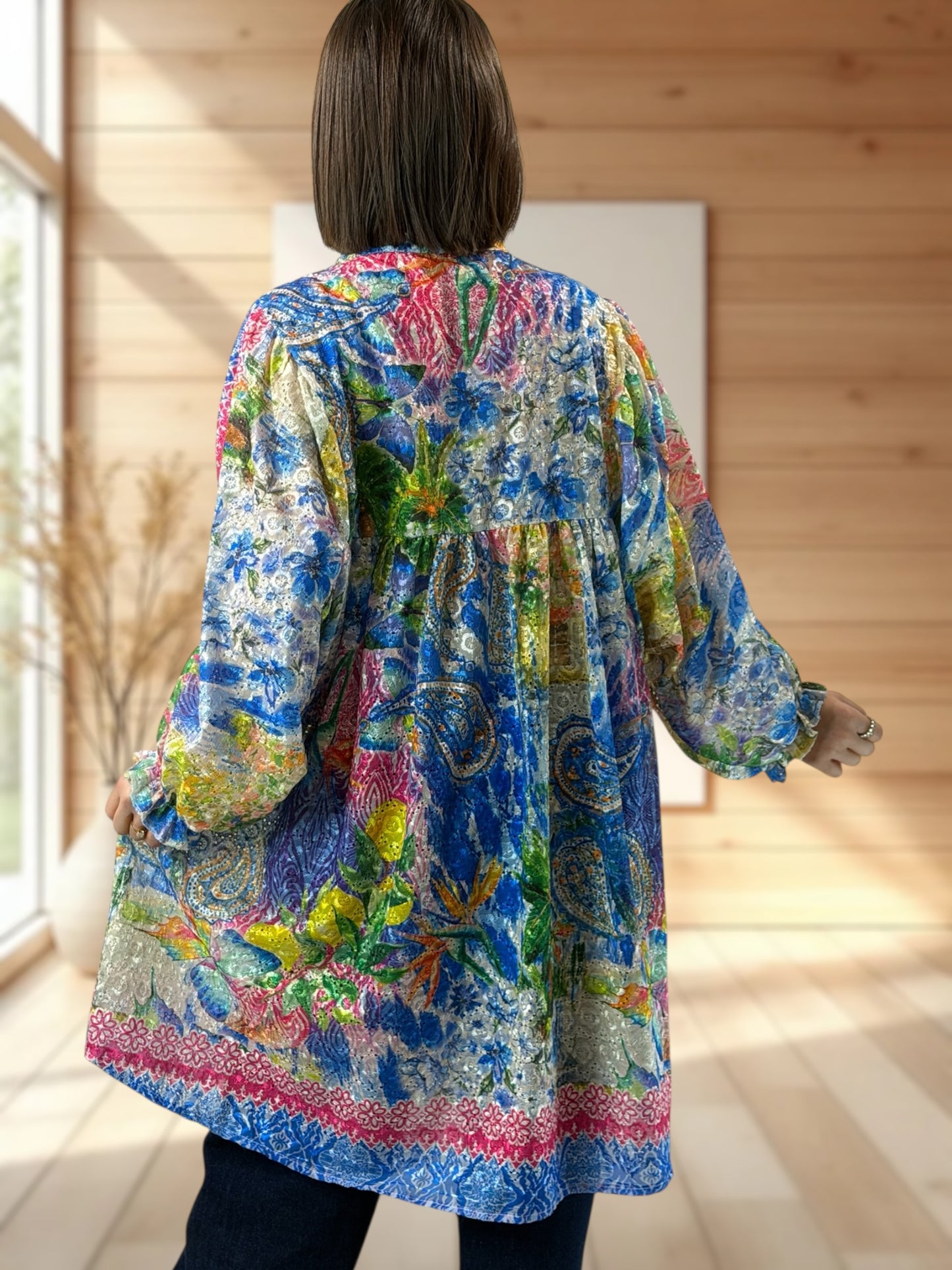 KATHY - TUNIQUE EN DENTELLE JUSQU'A LA TAILLE 56