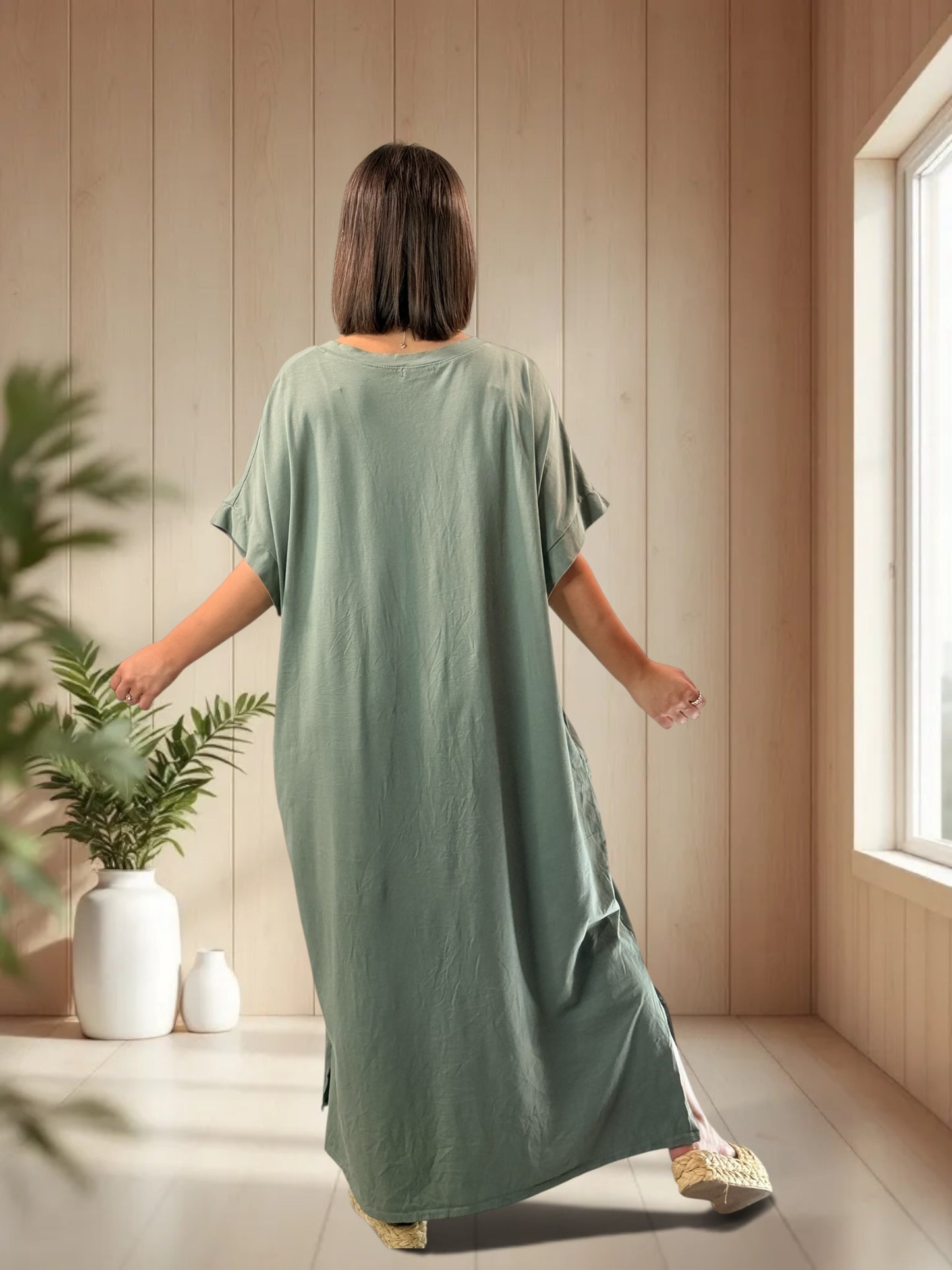 MOJITO - ROBE LONGUE KAKI JUSQU'A LA TAILLE 54/56