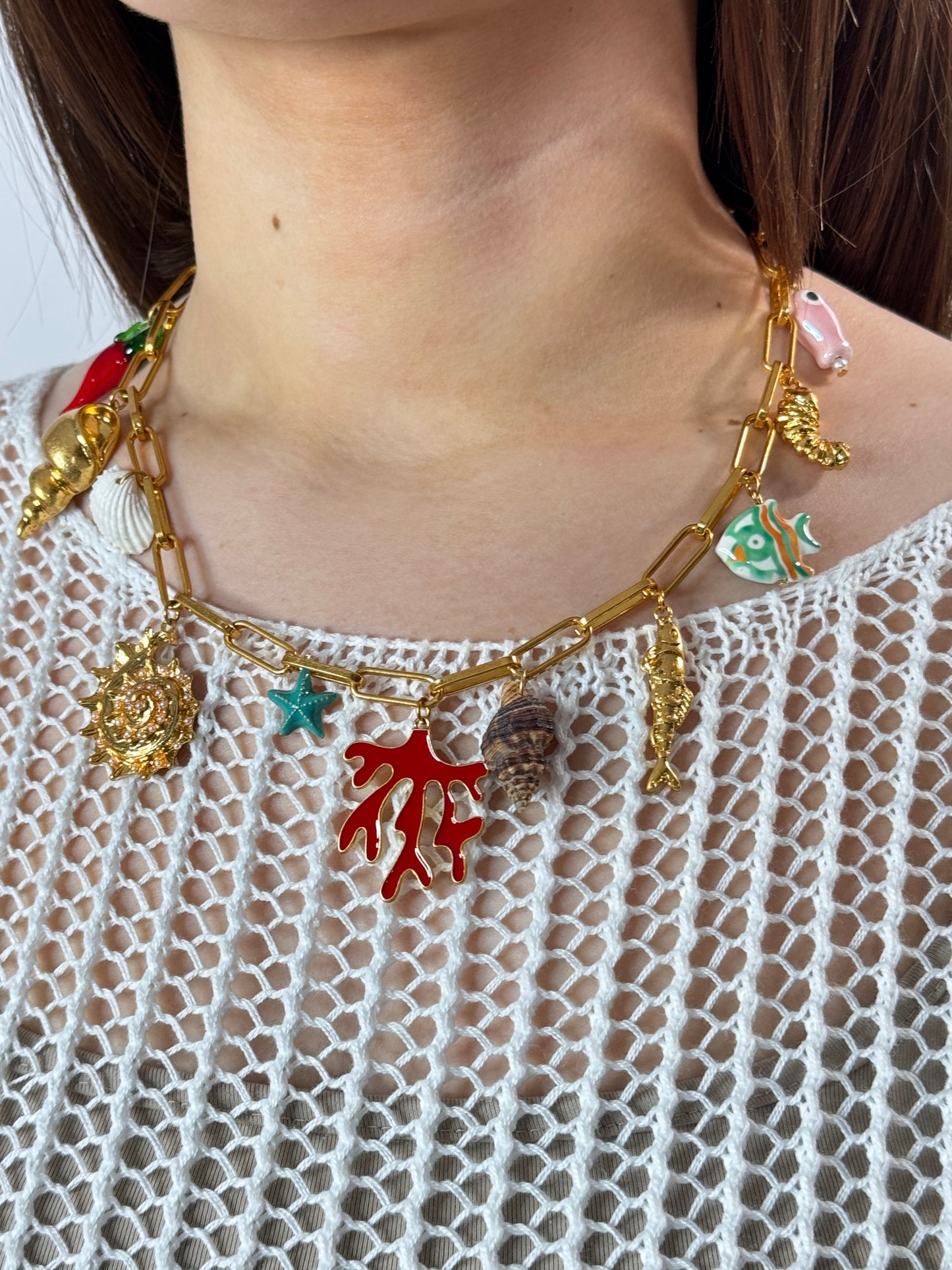 DIANA - TOUR DE COU AVEC COQUILLAGE