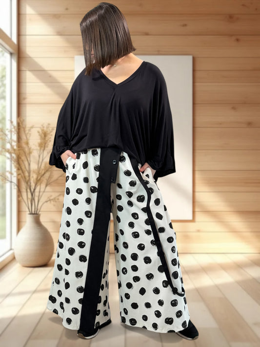 ANDREA - PANTALON TENDANCE JUSQU'A LA TAILLE 48/50