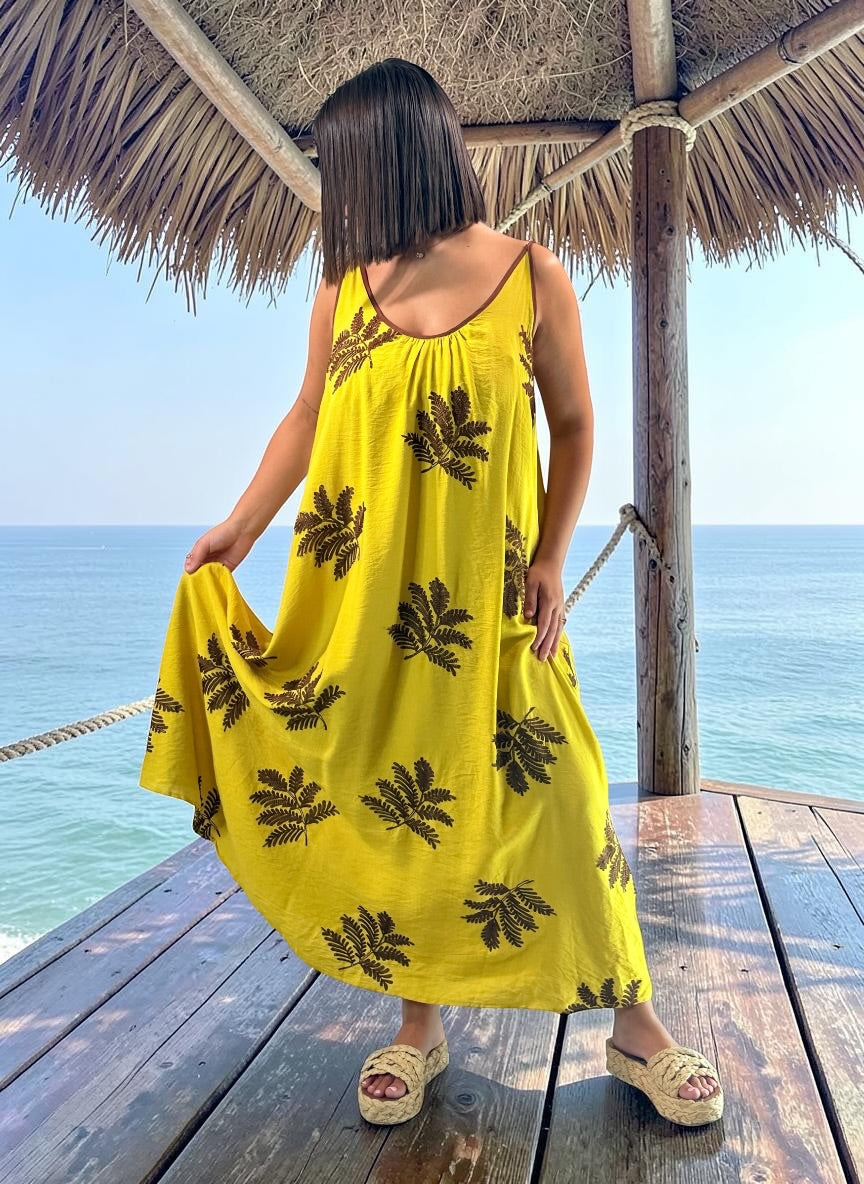 ACAPULCO - ROBE BRODÉE JUSQU'A LA TAILLE 50