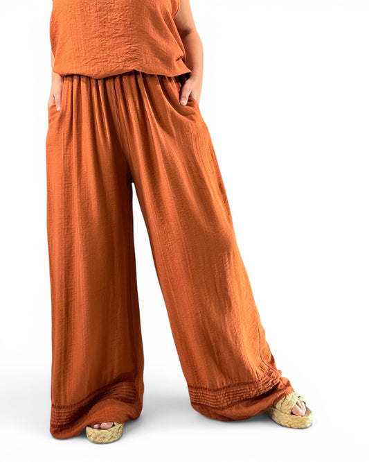 JASON - PANTALON TERRACOTTA JUSQUA LA TAILLE 52