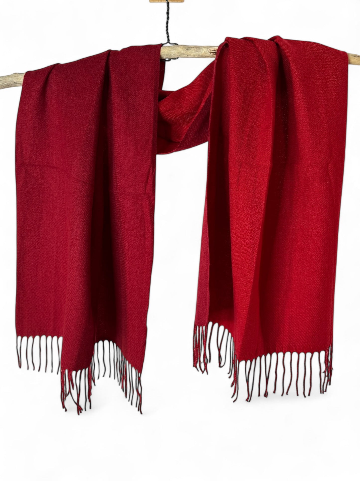 CAROLA - ECHARPE DOUCE REVERSIBLE COLORIS BORDEAUX