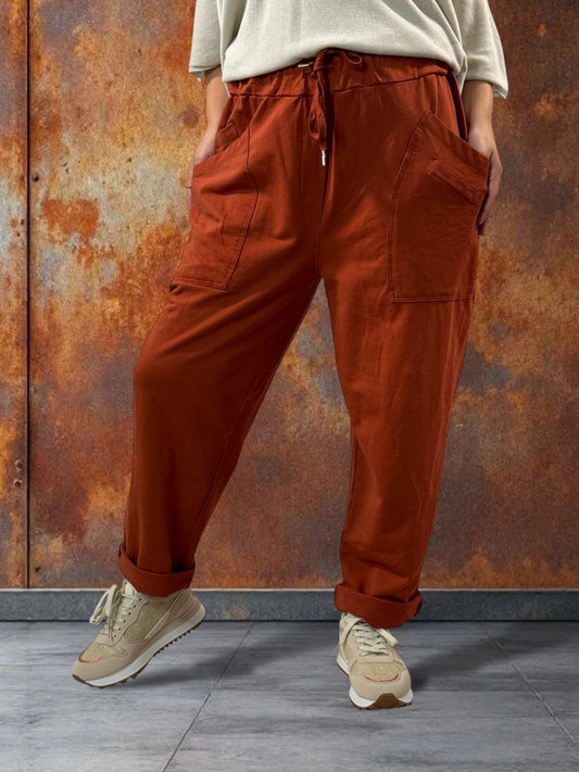 NATHAN - PANTALON SPORTSWEAR ROUX TAILLE 46 A 50/52