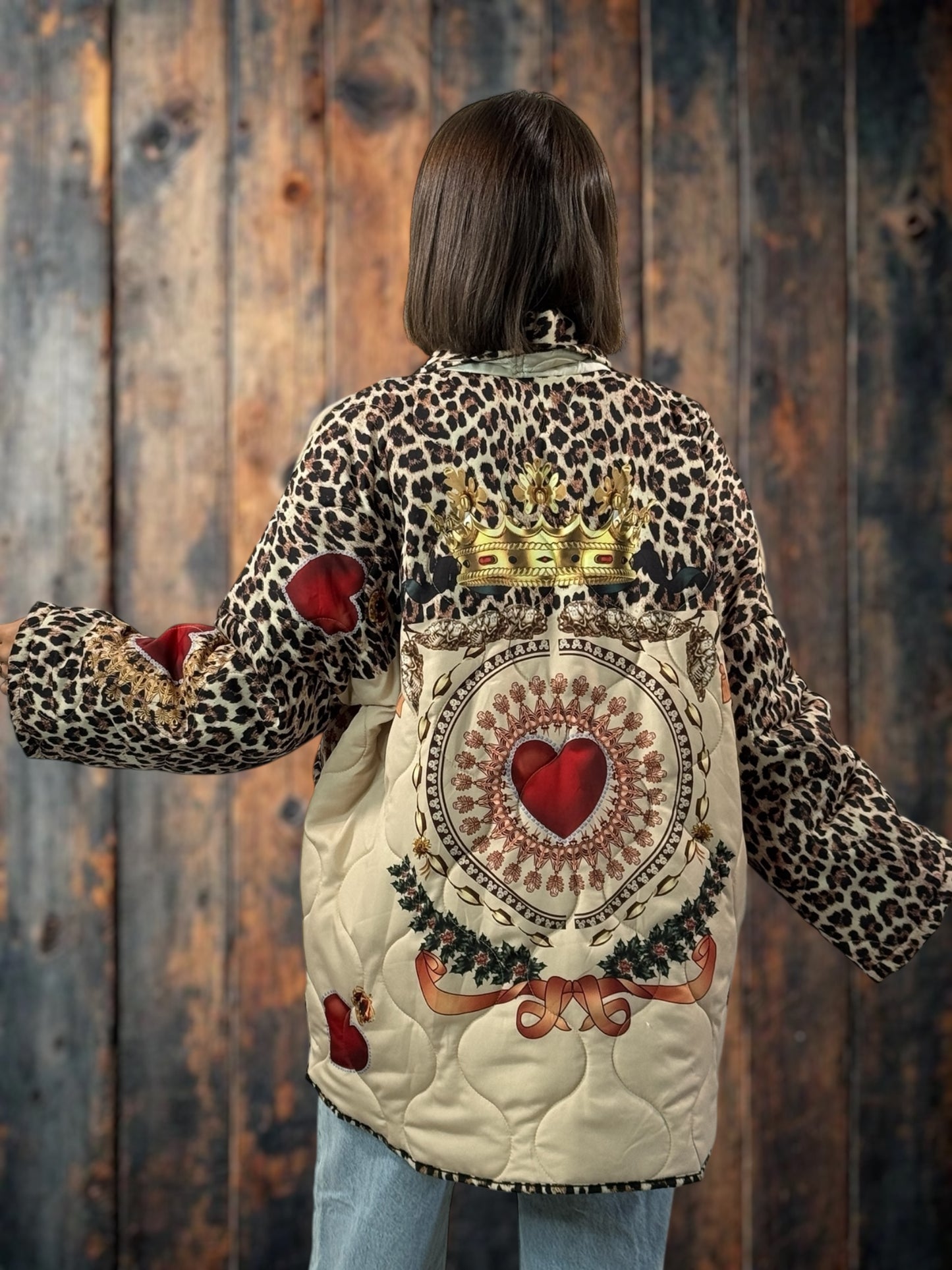 KAREN - VESTE OVERSIZE MATELASSEE JUSQU'A LA TAILLE 52