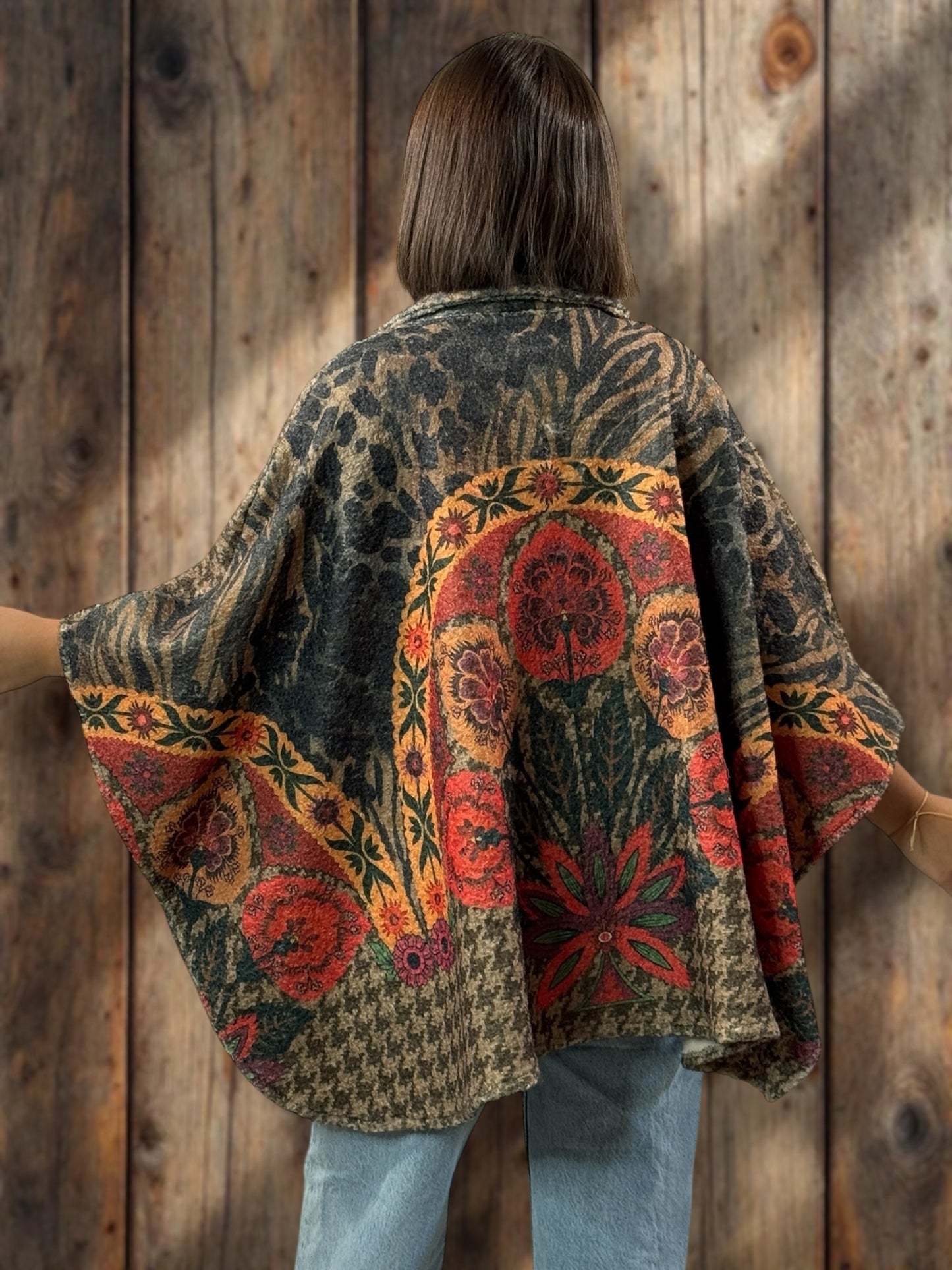MOLLY - VESTE CAPE JUSQU'A LA TAILLE 54/56