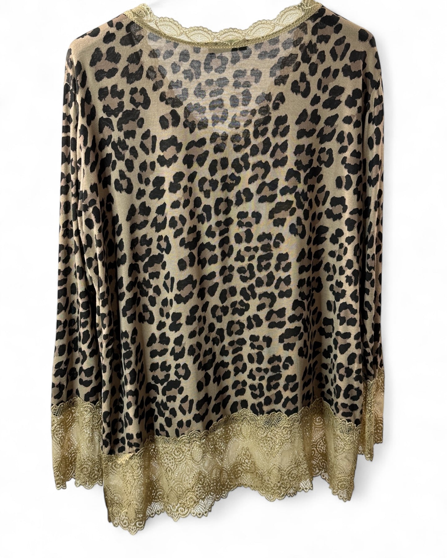 LOLA - TOP SOUS VÊTEMENT ROULEAU LEOPARD JUSQU'A LA TAILLE 54