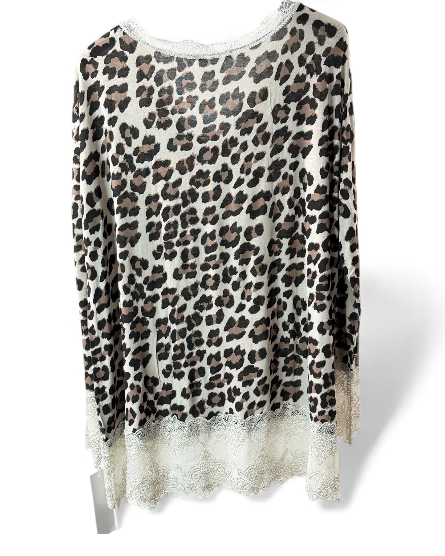 LOLA - TOP SOUS VÊTEMENT ROULEAU LEOPARD JUSQU'A LA TAILLE 54