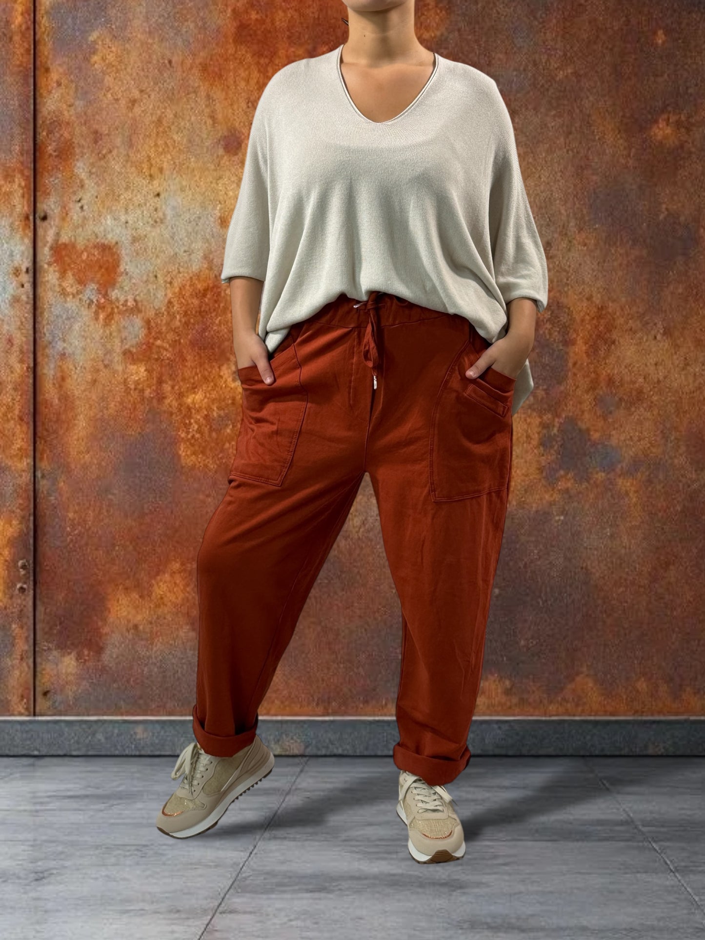 NATHAN - PANTALON SPORTSWEAR ROUX TAILLE 46 A 50/52