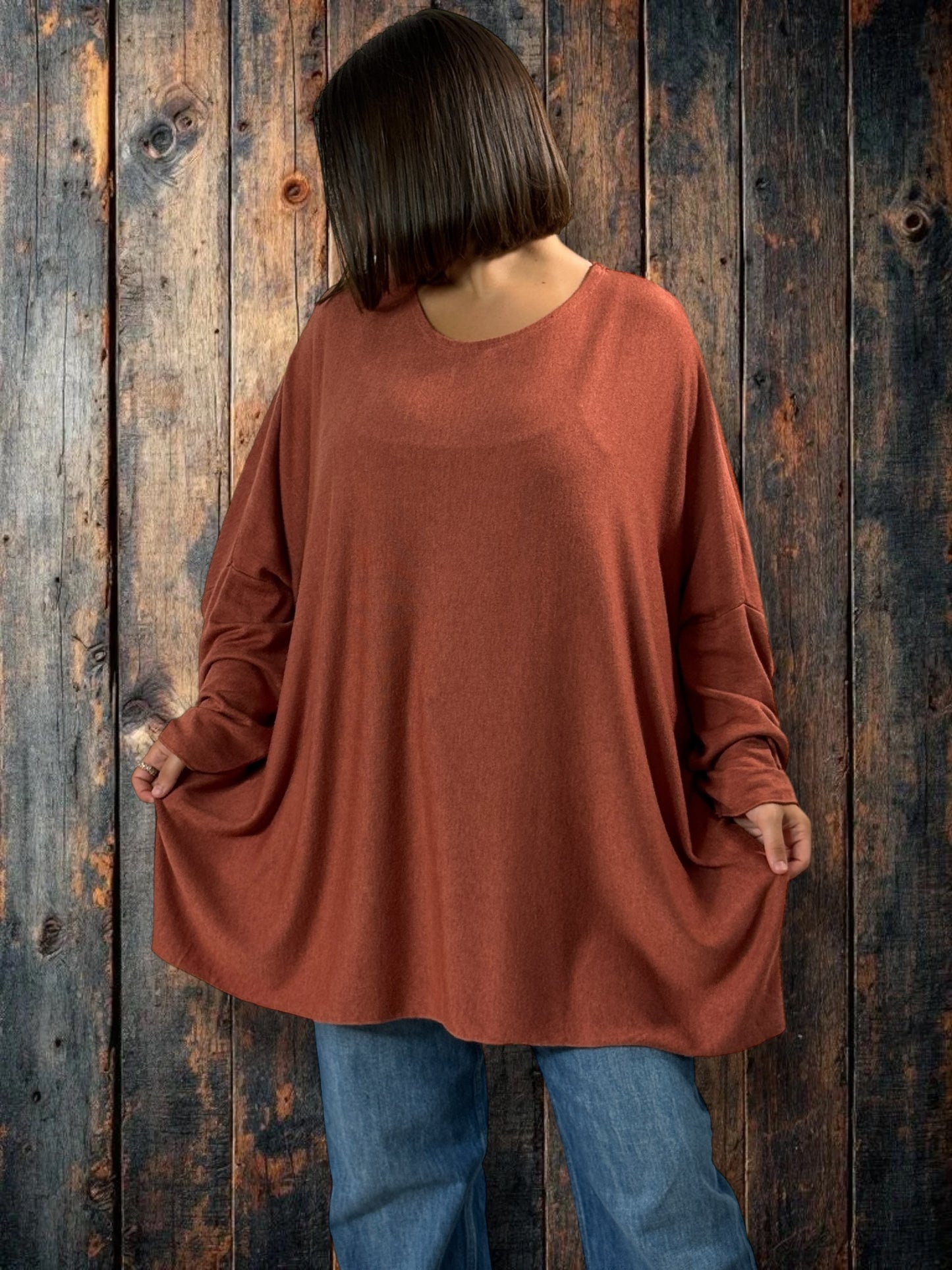 CAPRIO - PULL TOMETTE EN MAILLE FLUIDE JUSQU'A LA TAILLE 54