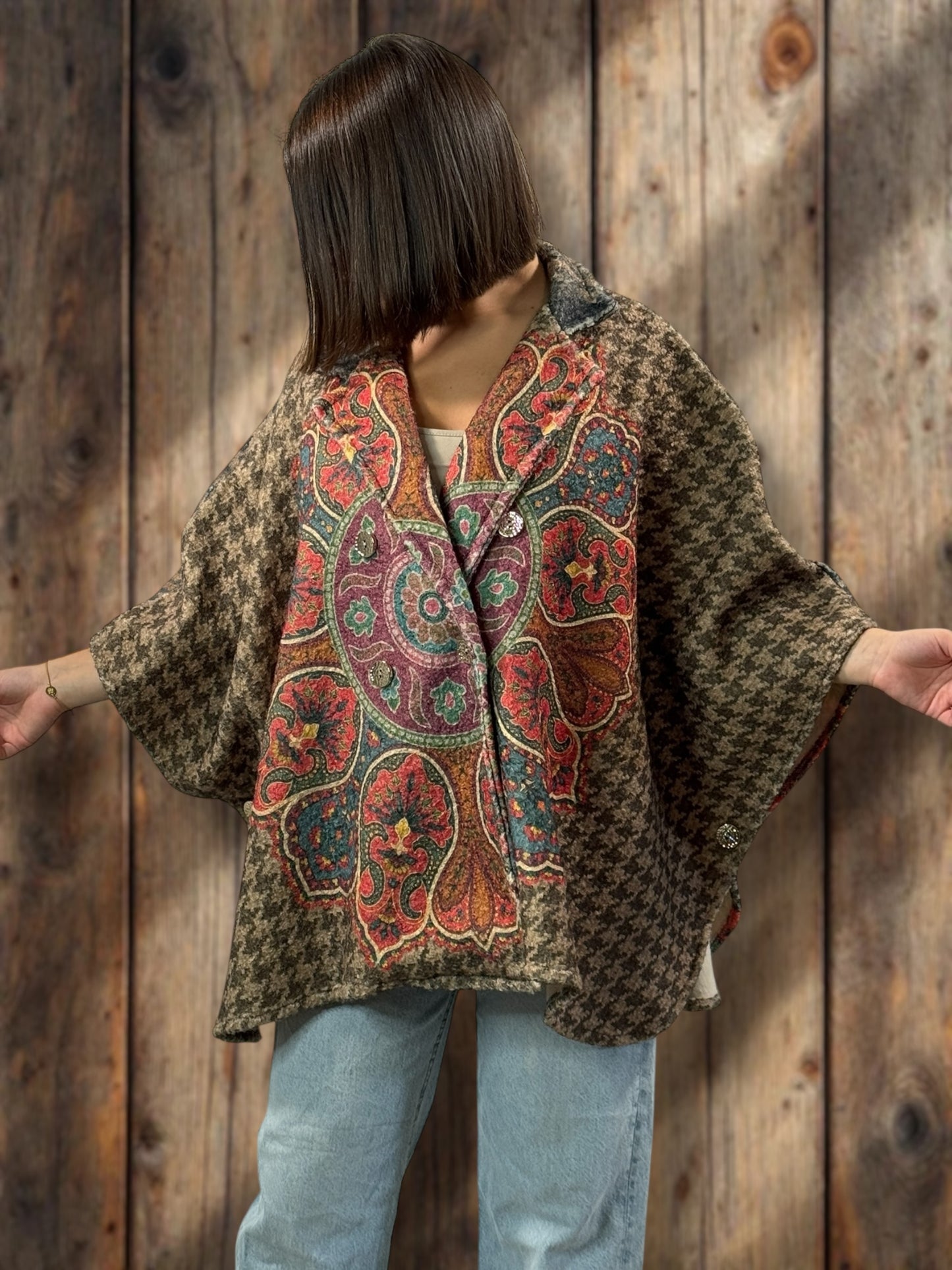 MOLLY - VESTE CAPE JUSQU'A LA TAILLE 54/56