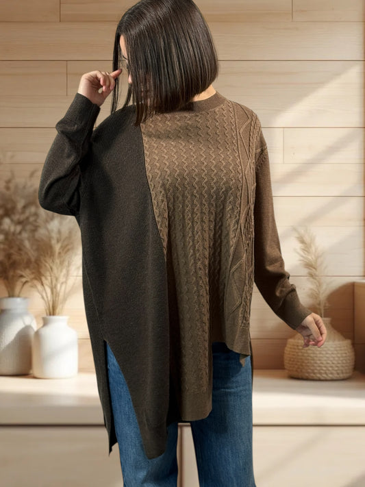 NIKITA REF1 - PULL OVERSIZE EN MAILLE JUSQU'A LA TAILLE 54
