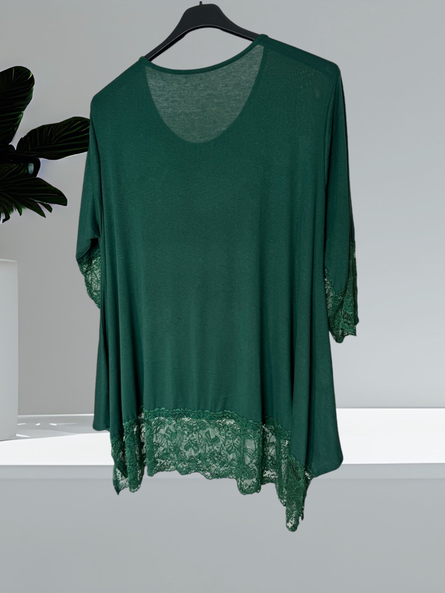 CINDY - TOP VERT TAILLE 46 A 56/58