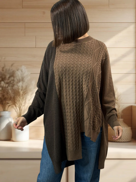 NIKITA REF1 - PULL OVERSIZE EN MAILLE JUSQU'A LA TAILLE 54