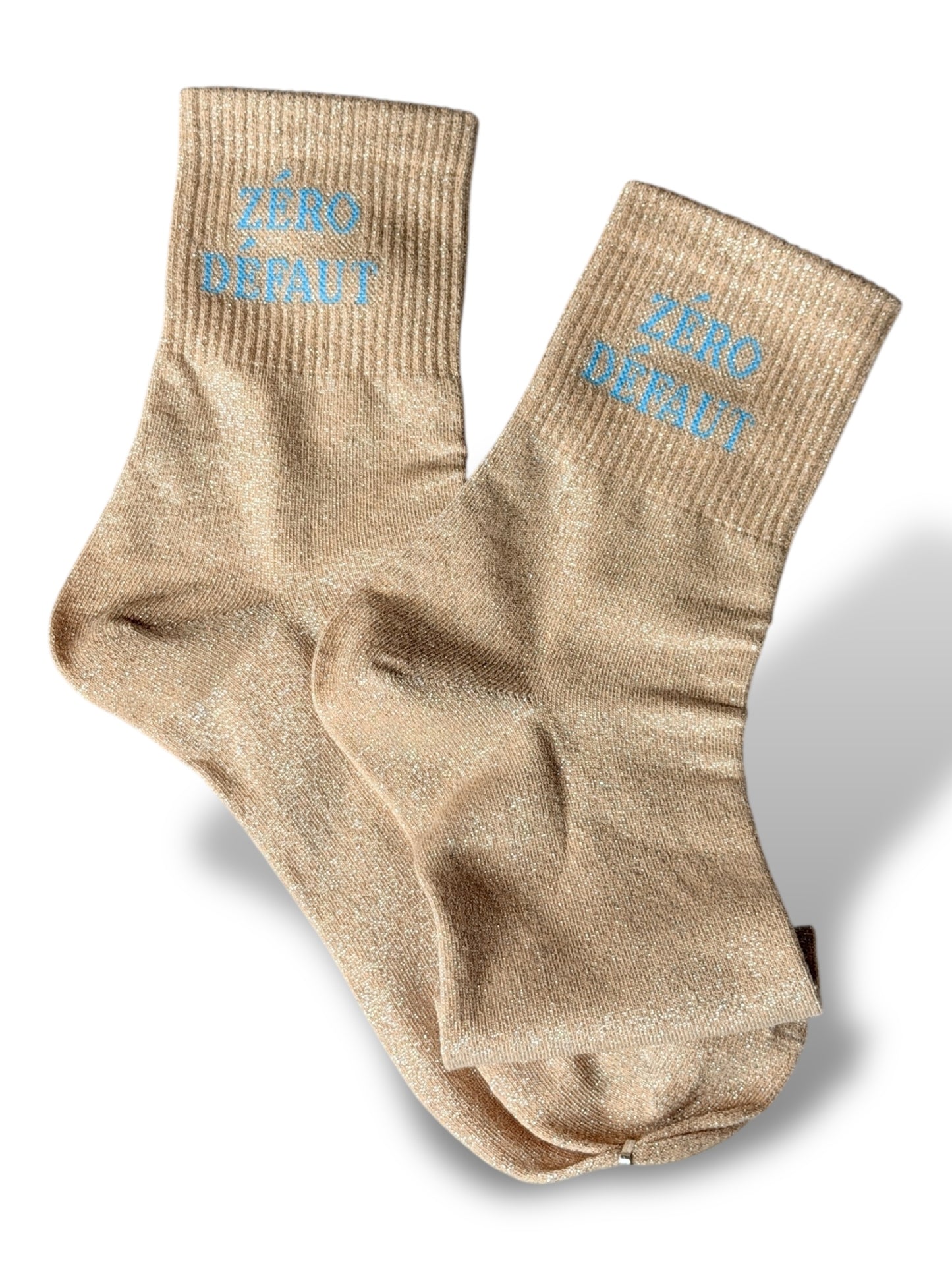 CHAUSSETTES SCINTILLANTES ZERO DEFAUT ABRICOT