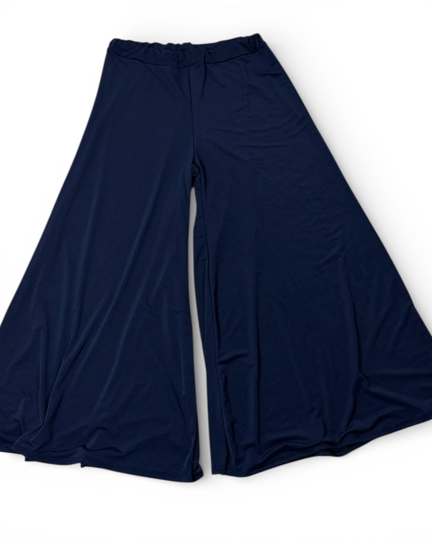 AGATHA - PANTALON PALAZZO MARINE TAILLE 46 A 54