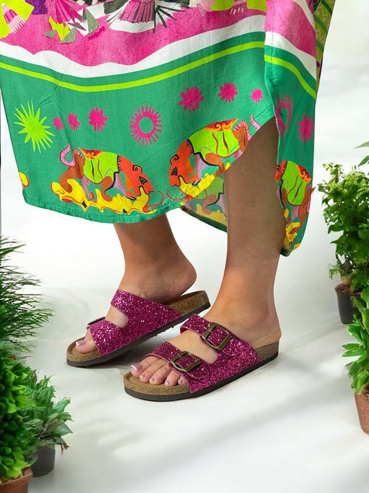 SANDALES FIORELLA FUCHSIA