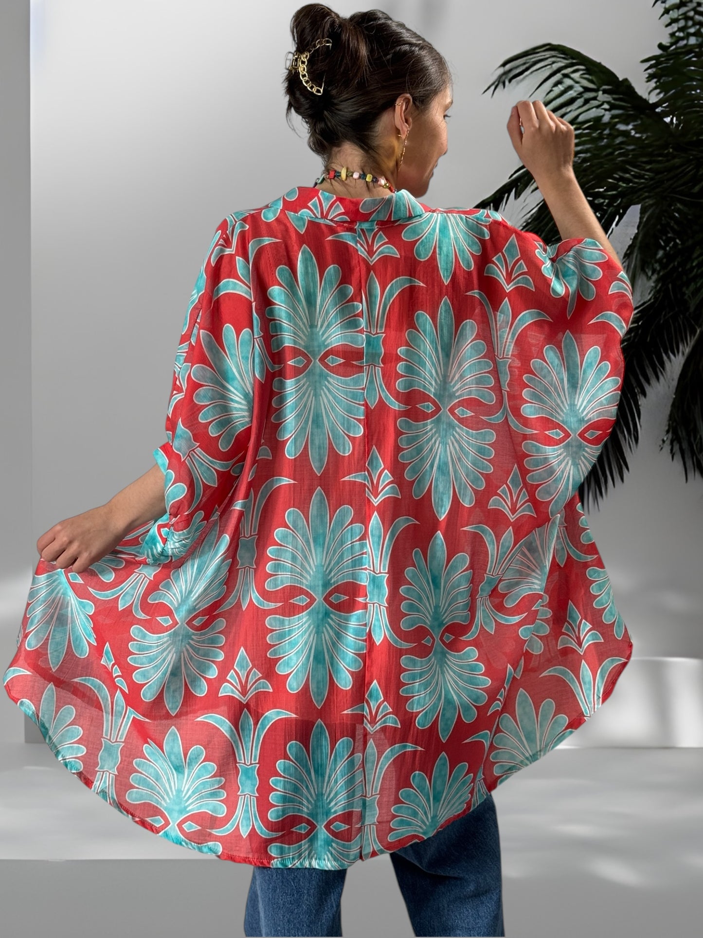 HILLARY - TUNIQUE OVERSIZE EN LYOCELL JUSQU'A LA TAILLE 60