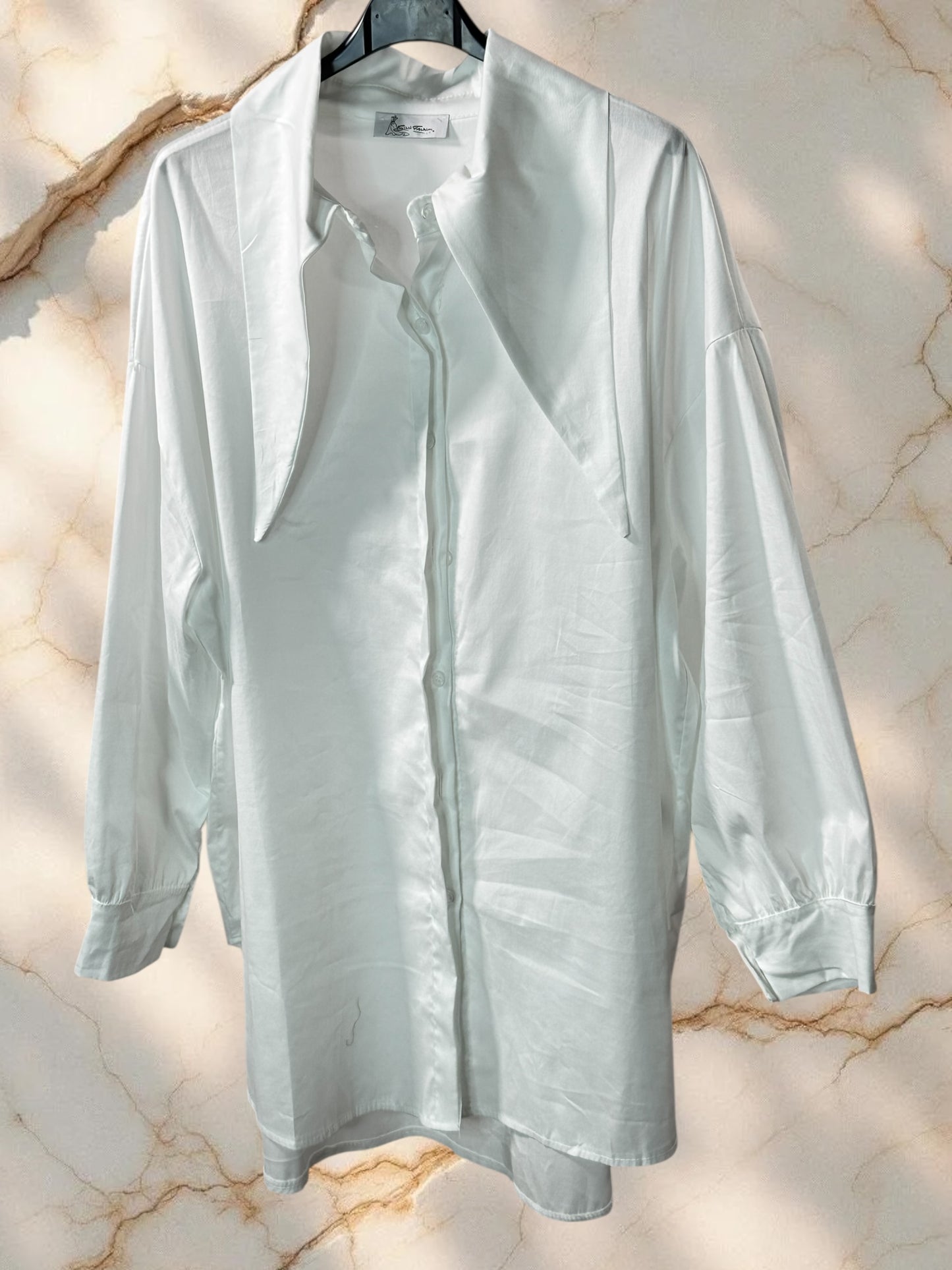 PAULIN - ENSEMBLE CHEMISE ET GILET CHEVRONS NOIR JUSQU'A LA TAILLE 52