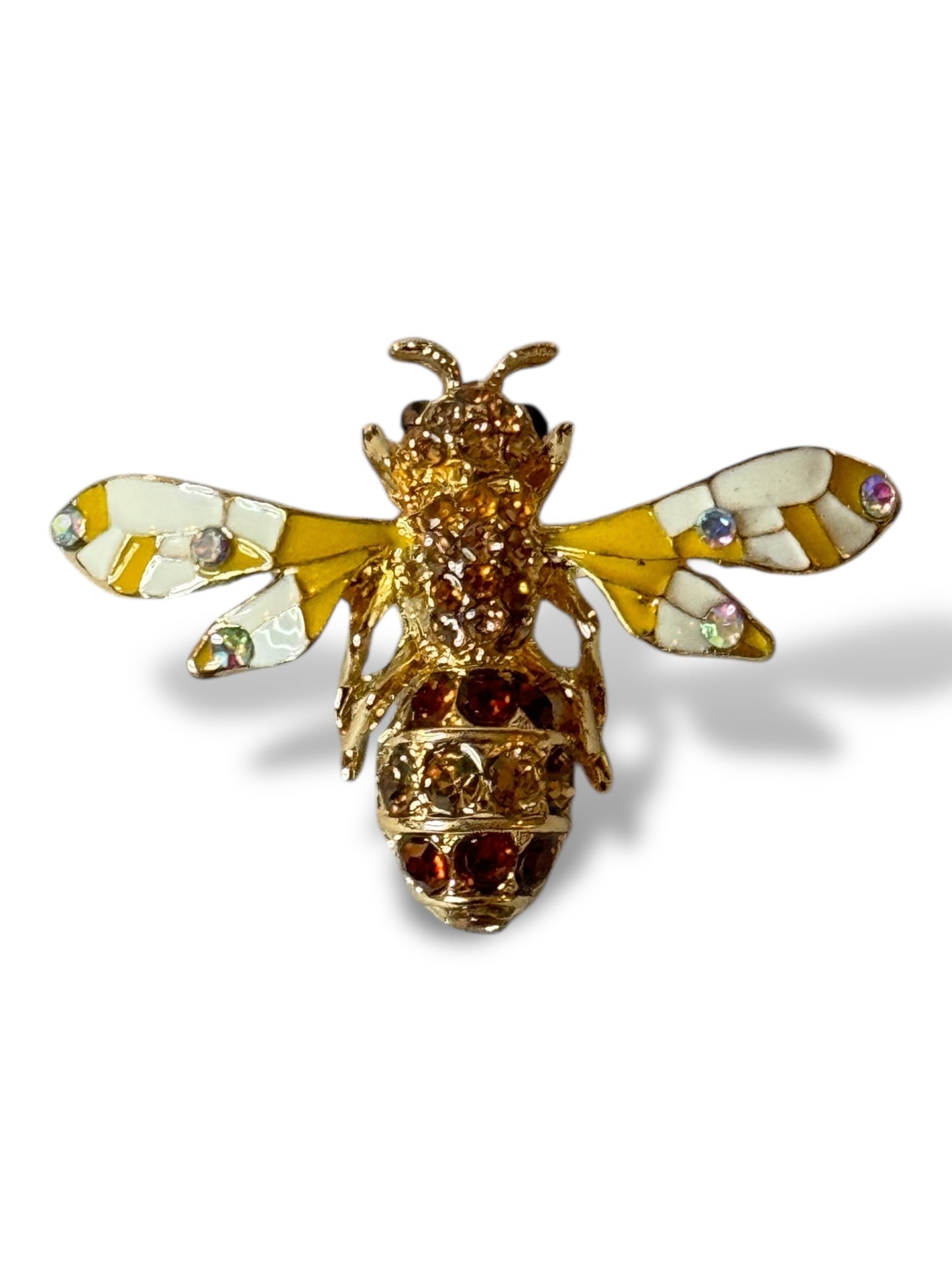 ABEILLE - BROCHE AVEC STRASS TENDANCE