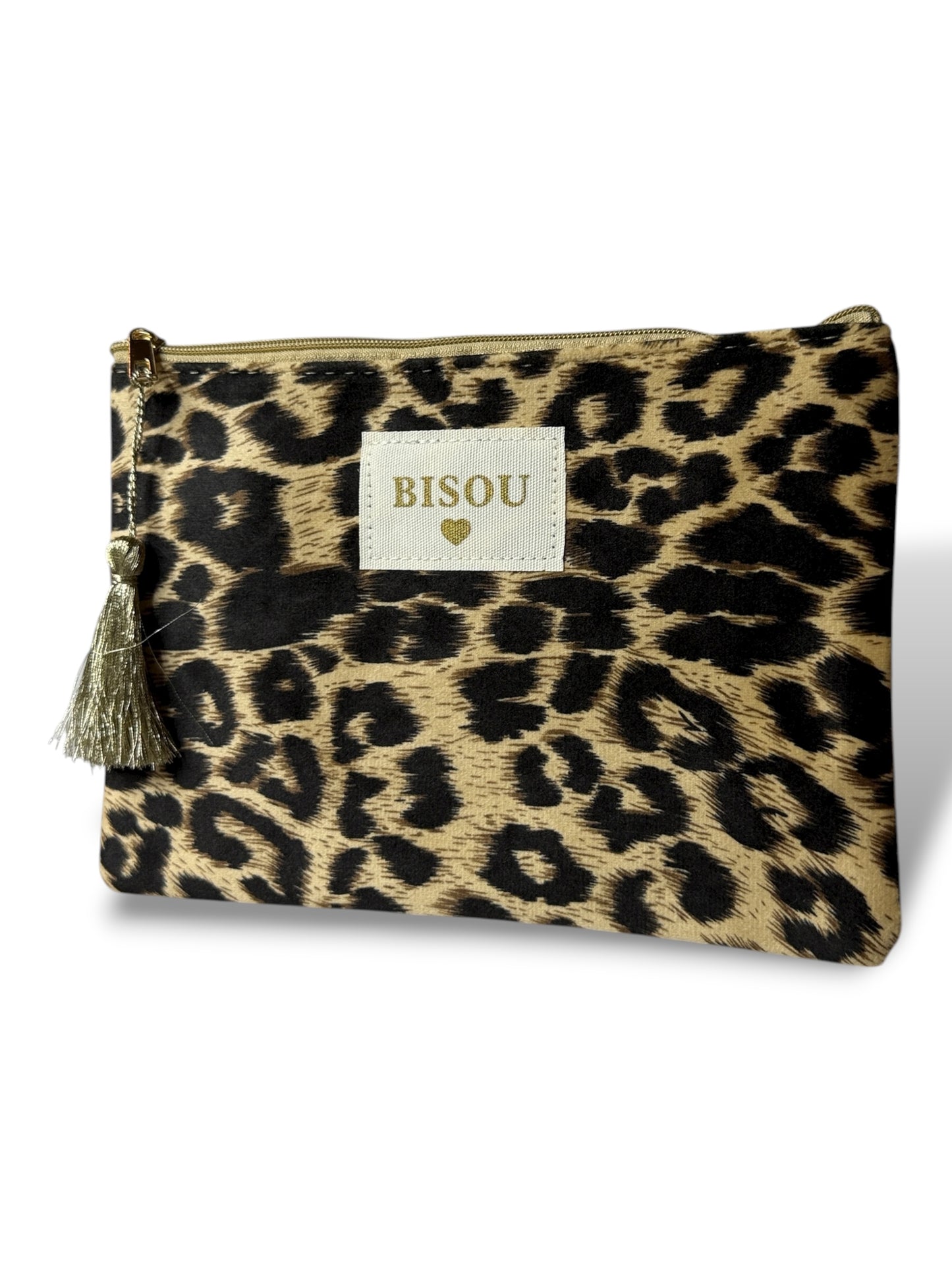 POCHETTE BISOU LEOPARD BEIGE