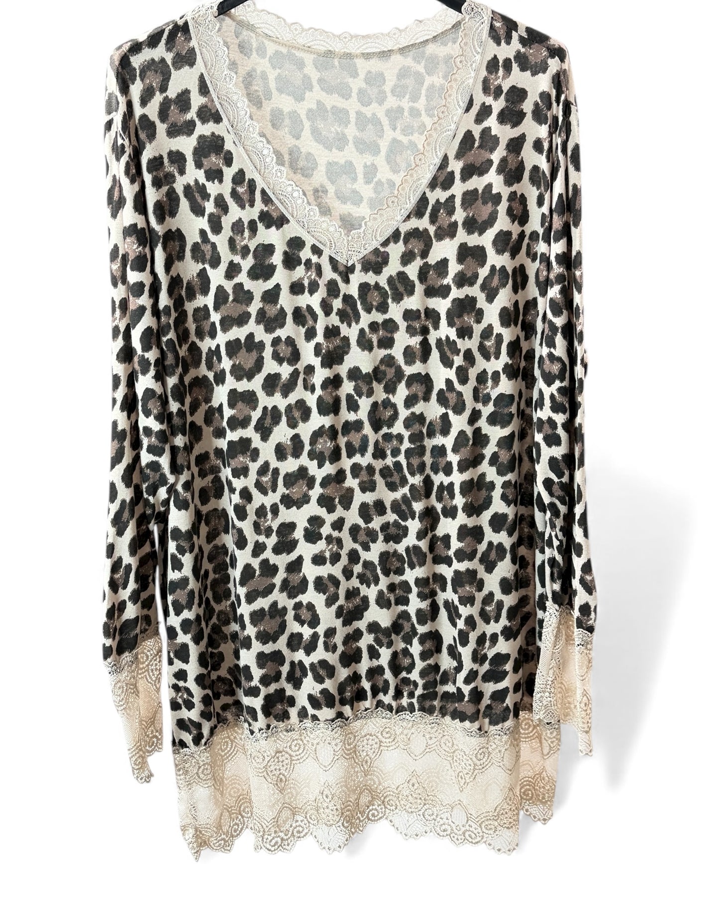LOLITA - TOP SOUS VÊTEMENT ROULEAU LEOPARD JUSQU'A LA TAILLE 54/56