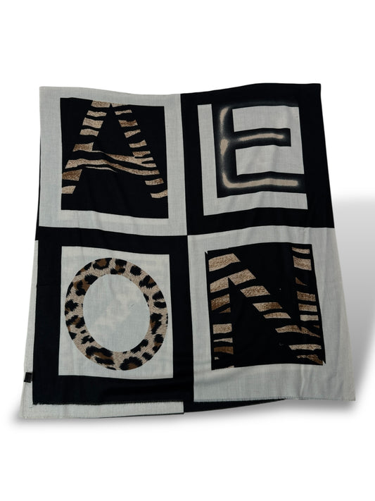 GRANDE ECHARPE A MOTIF