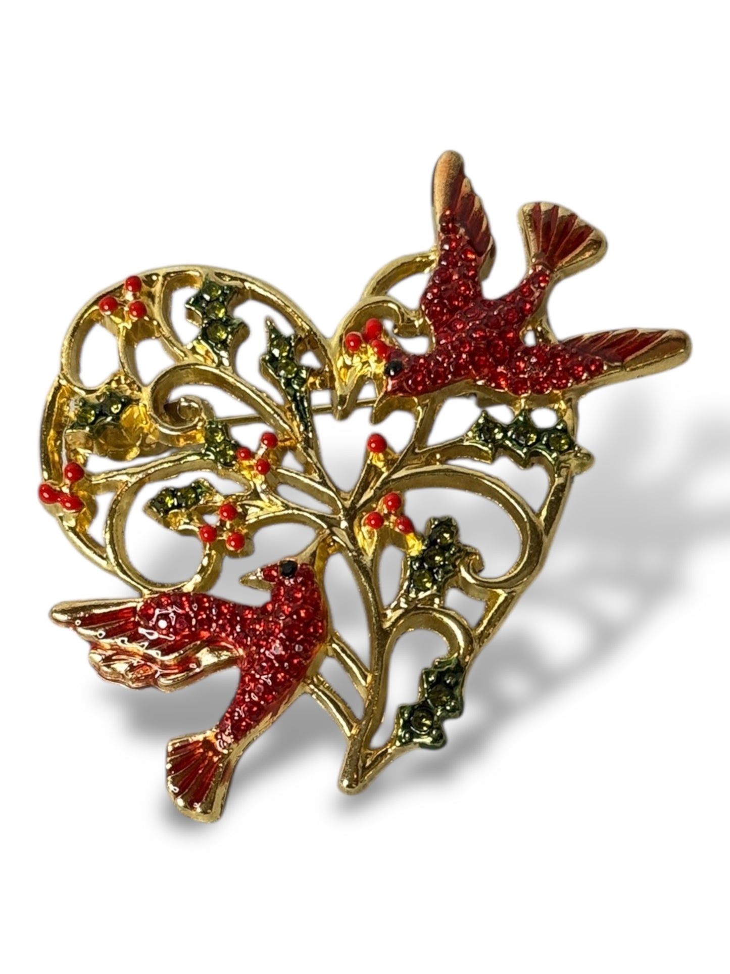 AMOURETTE - BROCHE TENDANCE AVEC STRASS