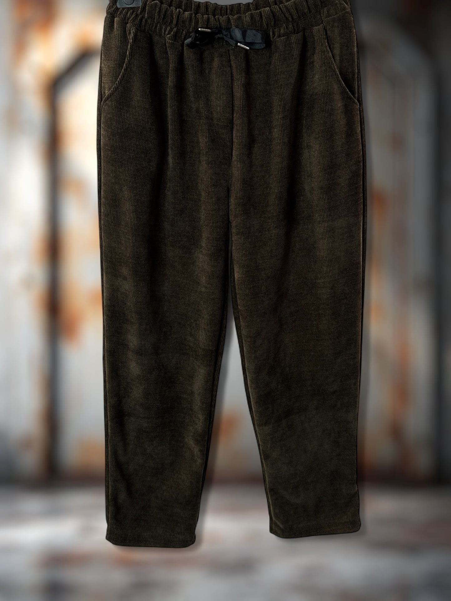 LEON - PANTALON EN VELOURS MARRON TAILLE 44 A 50/52