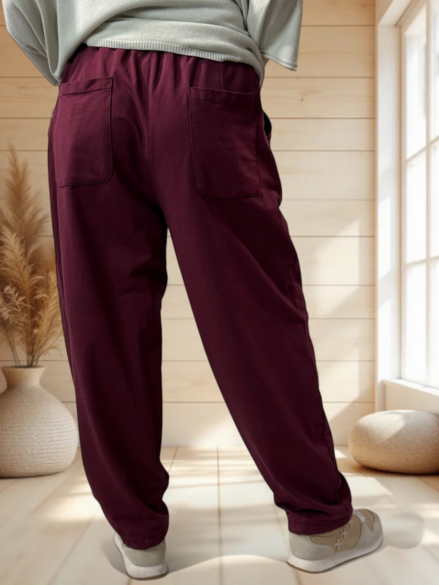 BENOIT - PANTALON SPORTSWEAR BORDEAUX TAILLE 44/46 A 50
