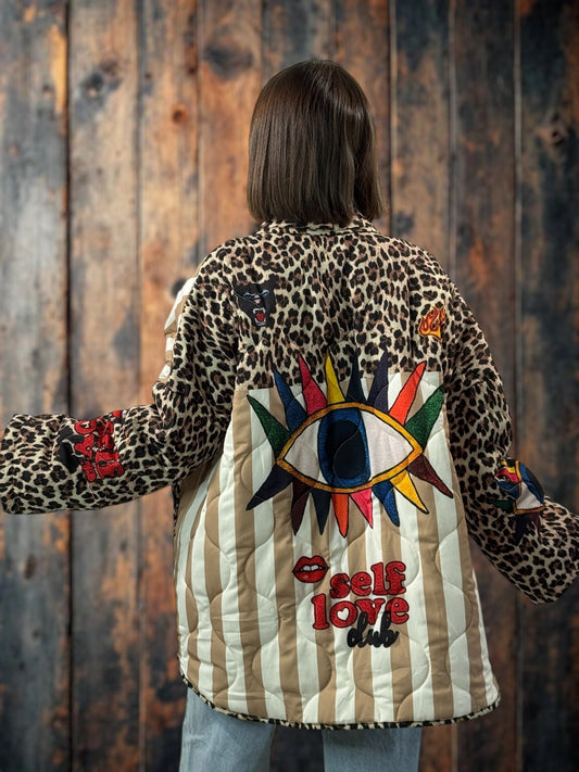 KAREN - VESTE OVERSIZE MATELASSEE JUSQU'A LA TAILLE 52