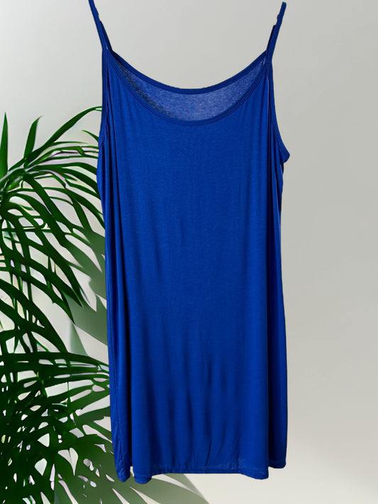GRAZIELLA - FOND DE ROBE BLEU IMPERIAL