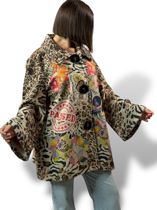 HELENA - VESTE OVERSIZE JUSQU'A LA TAILLE 52