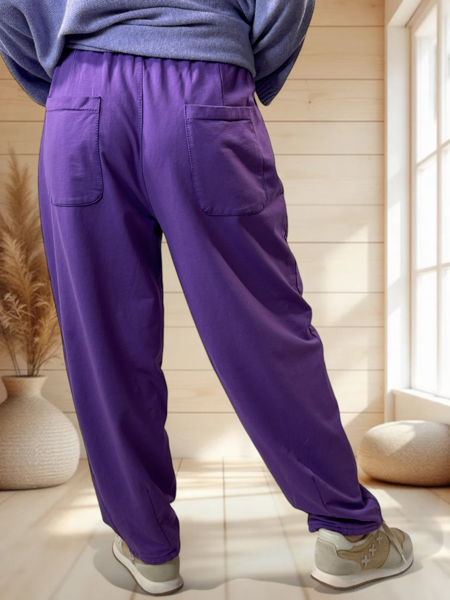 BENOIT - PANTALON SPORTSWEAR VIOLET TAILLE 44/46 A 50