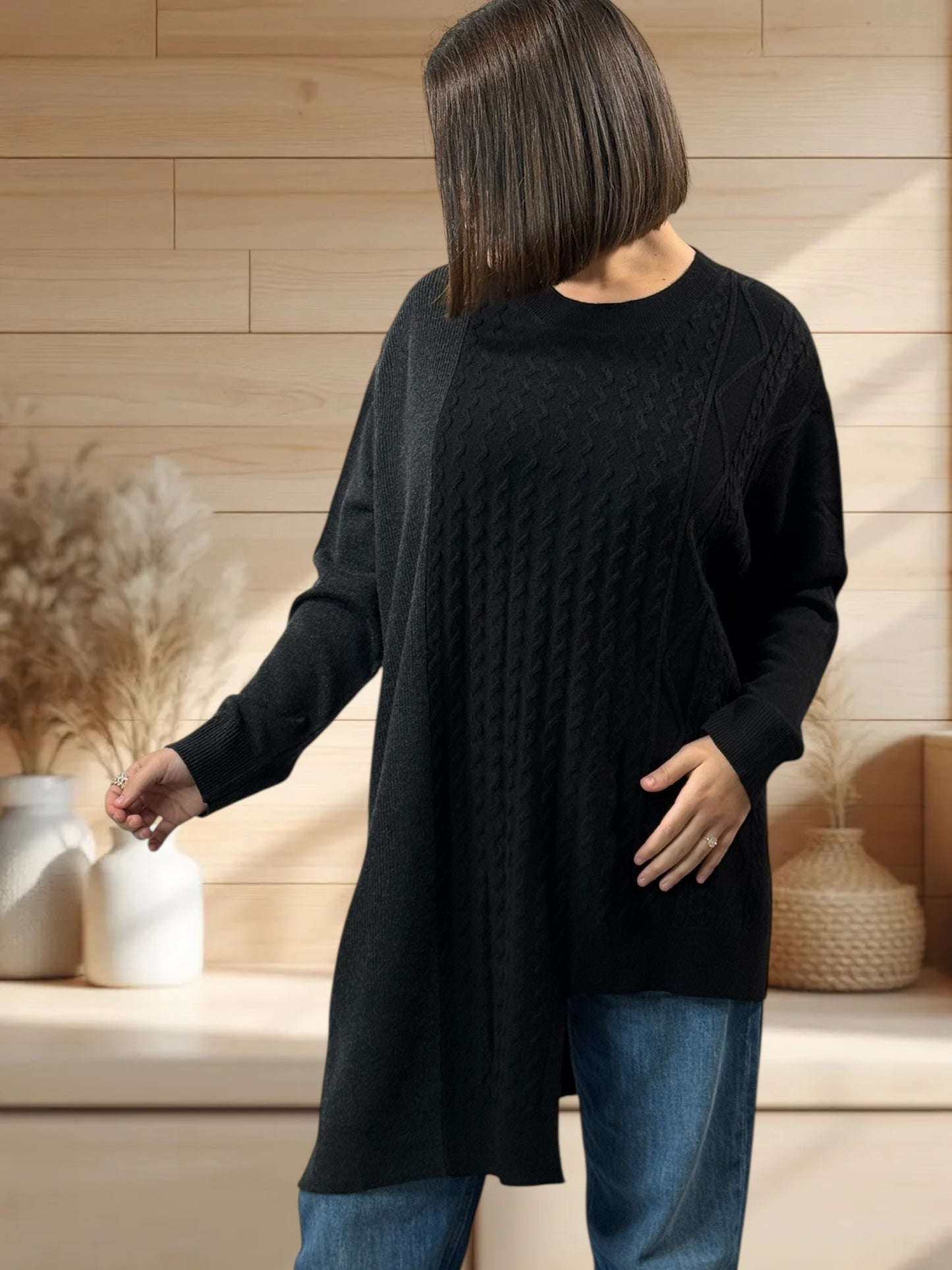 NIKITA REF2 - PULL OVERSIZE EN MAILLE JUSQU'A LA TAILLE 54