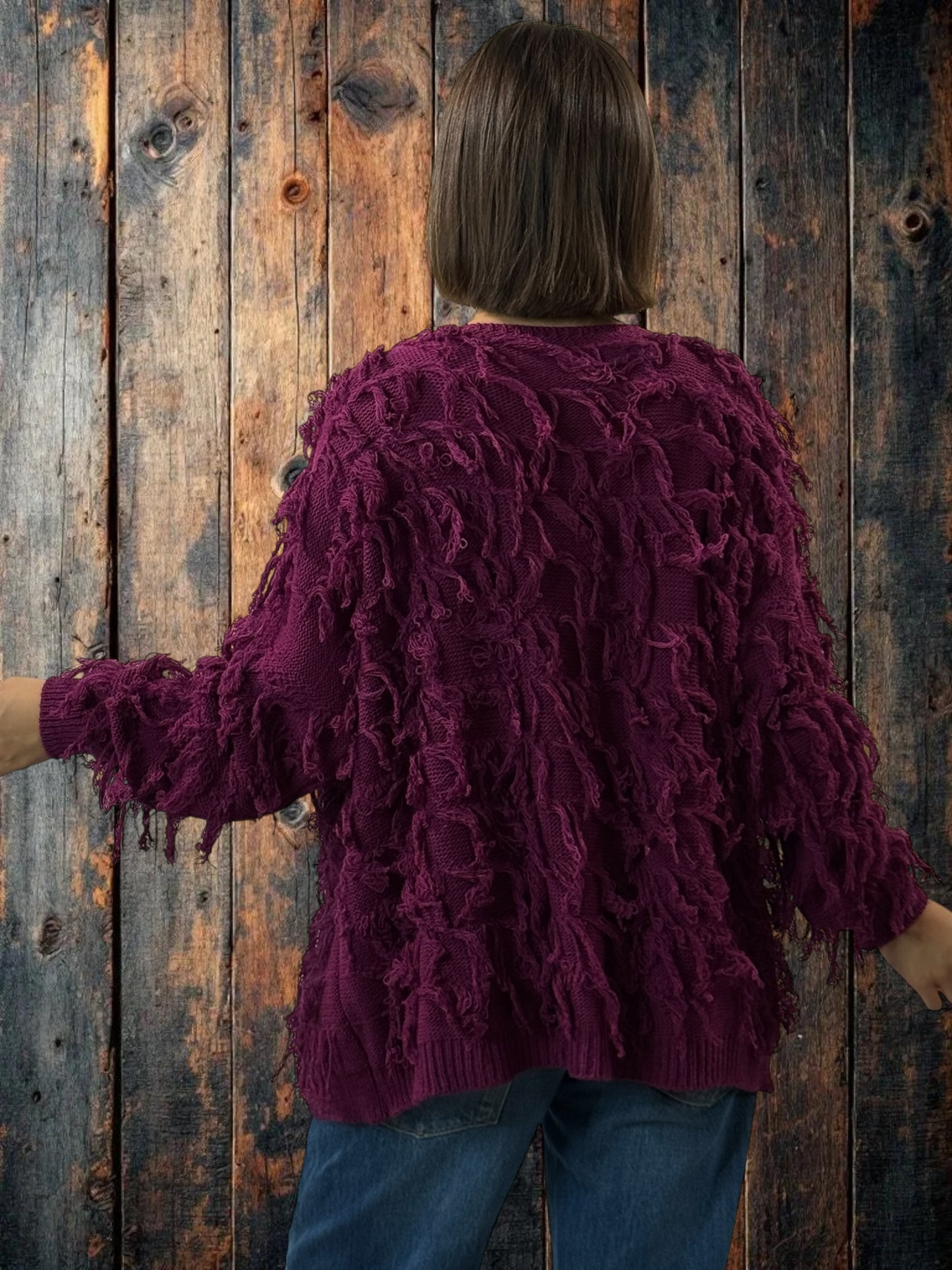 SANDY - GILET CYCLAMEN JUSQU'A LA TAILLE 48