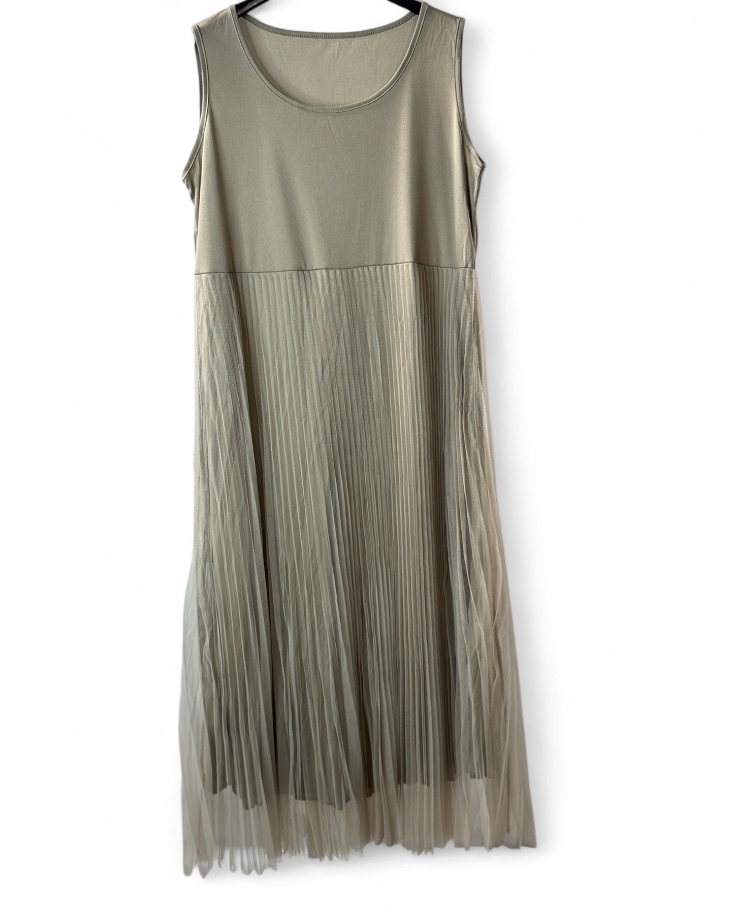 DONNA- ENSEMBLE BEIGE 2 PIECES JUSQU'A LA TAILLE 44