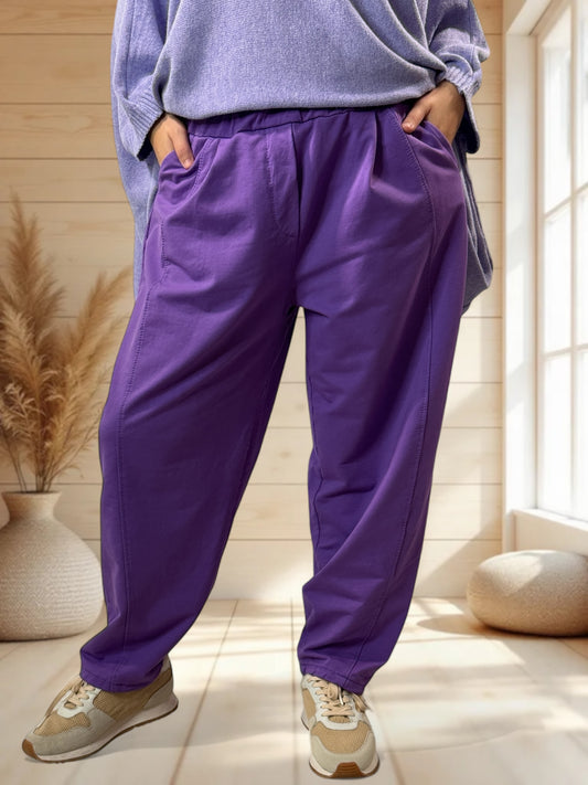 BENOIT - PANTALON SPORTSWEAR VIOLET TAILLE 44/46 A 50