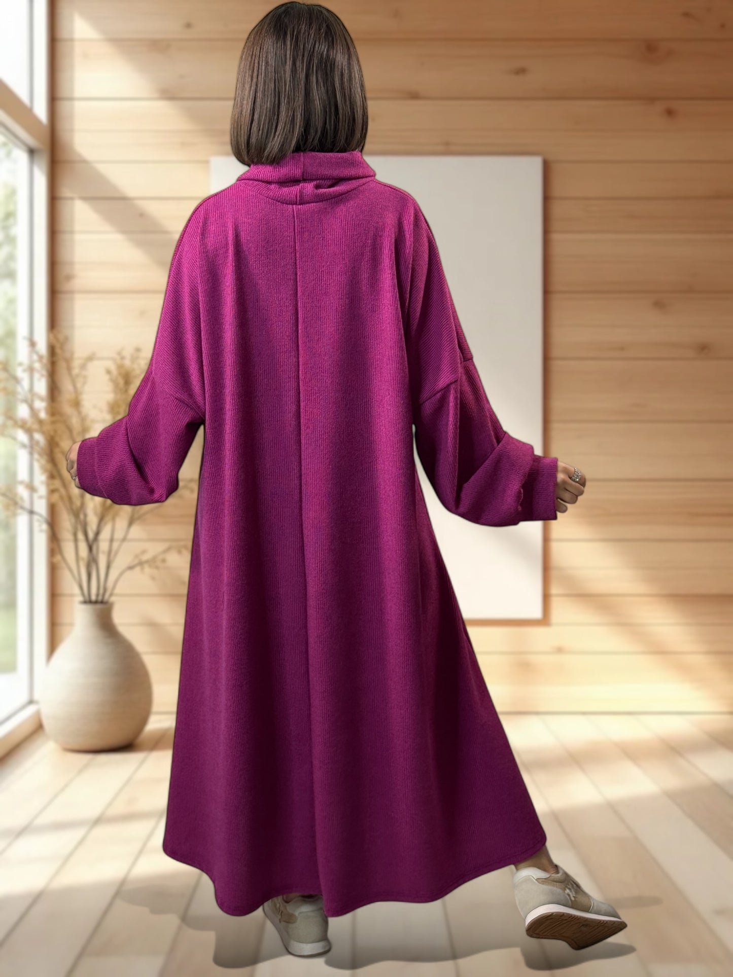 MILAN - ROBE OVERSIZE CYCLAMEN JUSQU'A LA TAILLE 60