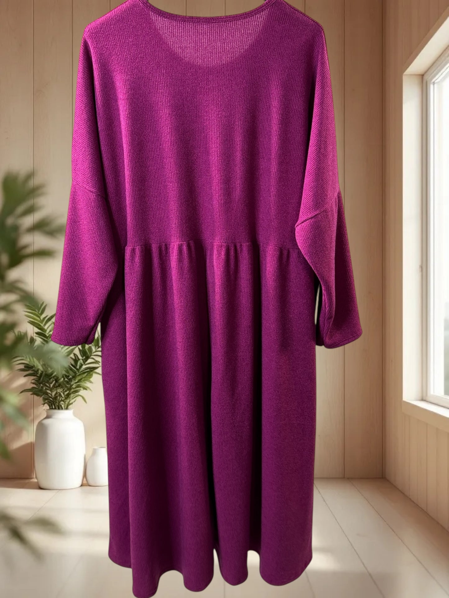MADELINE - ROBE OVERSIZE CYCLAMEN JUSQU'A LA TAILLE 60