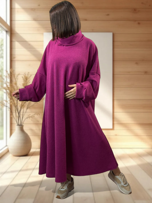 MILAN - ROBE OVERSIZE CYCLAMEN JUSQU'A LA TAILLE 60