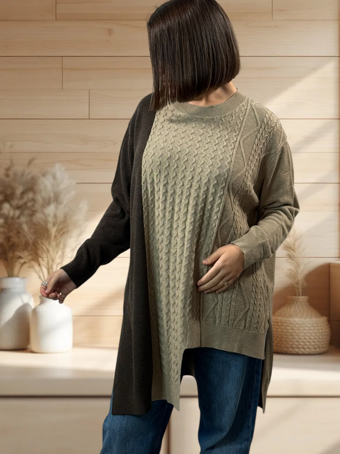 NIKITA REF3 - PULL OVERSIZE EN MAILLE JUSQU'A LA TAILLE 54