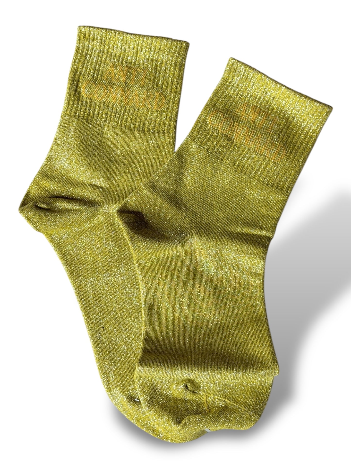 CHAUSSETTES SCINTILLANTES ANTI CONNARD PISTACHE