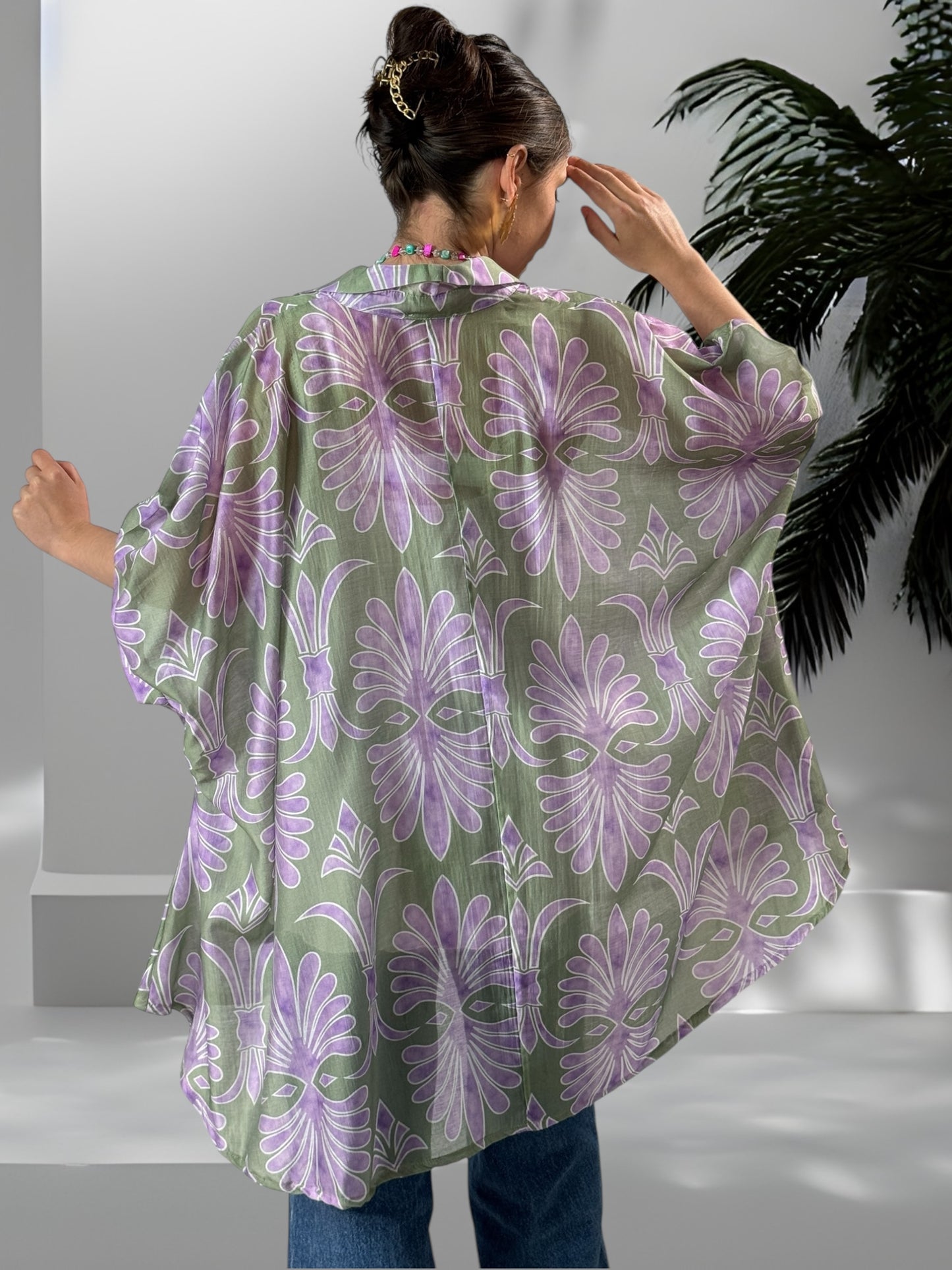 HILLARY - TUNIQUE OVERSIZE EN LYOCELL JUSQU'A LA TAILLE 60