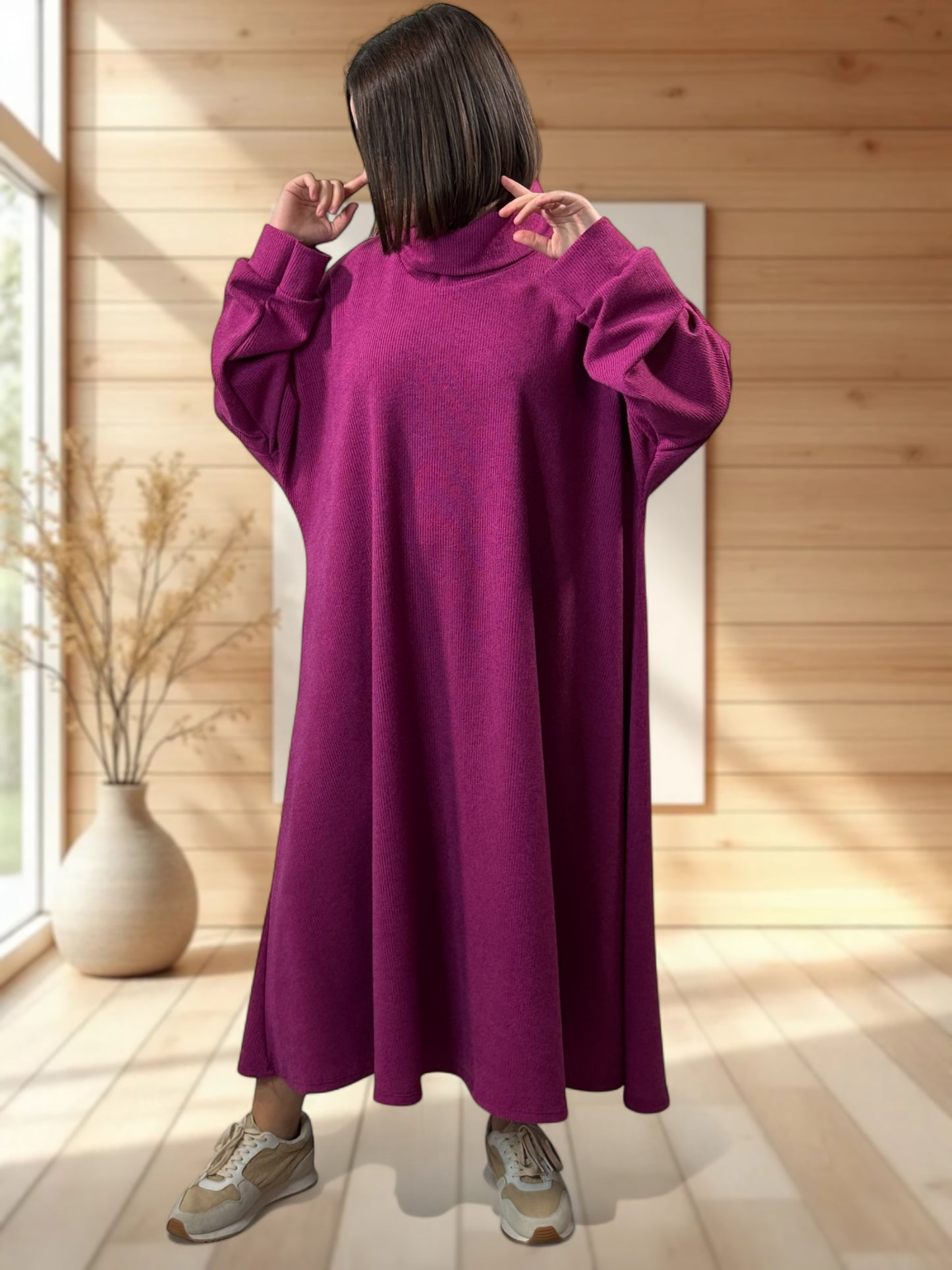 MILAN - ROBE OVERSIZE CYCLAMEN JUSQU'A LA TAILLE 60