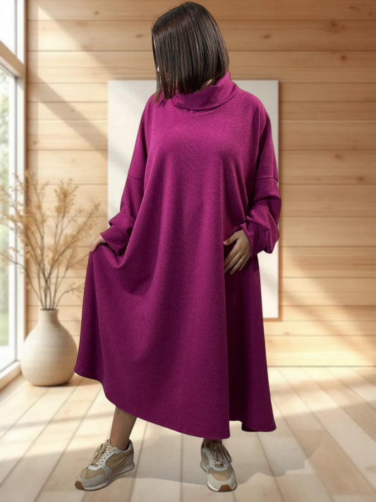 MILAN - ROBE OVERSIZE CYCLAMEN JUSQU'A LA TAILLE 60