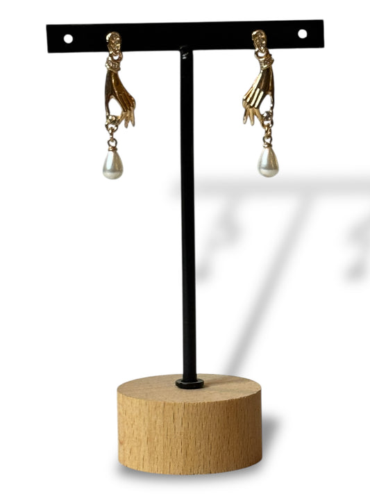 ANNALISA - BOUCLES D'OREILLES AVEC PERLE