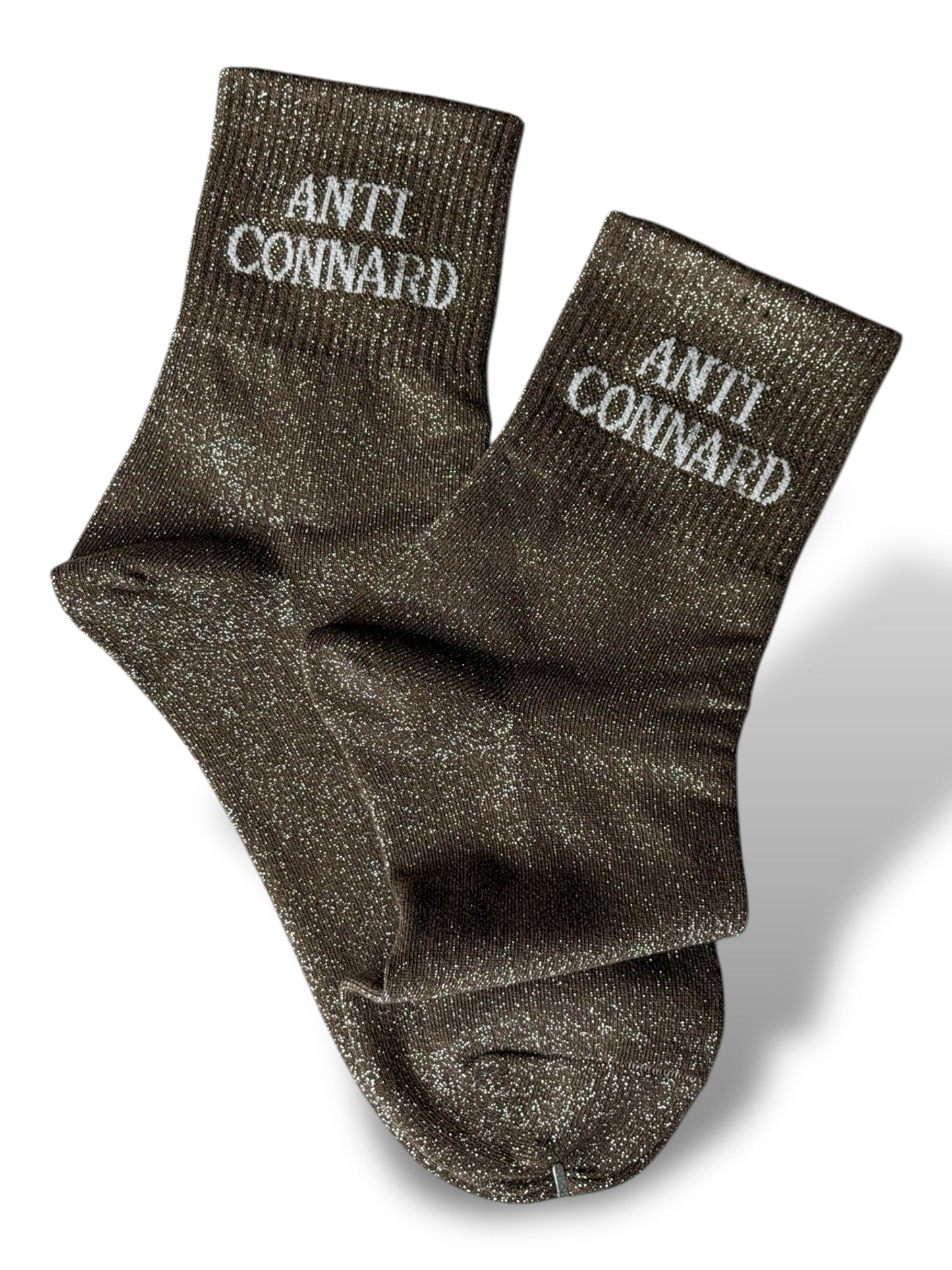 CHAUSSETTES SCINTILLANTES ANTI CONNARD MARRON