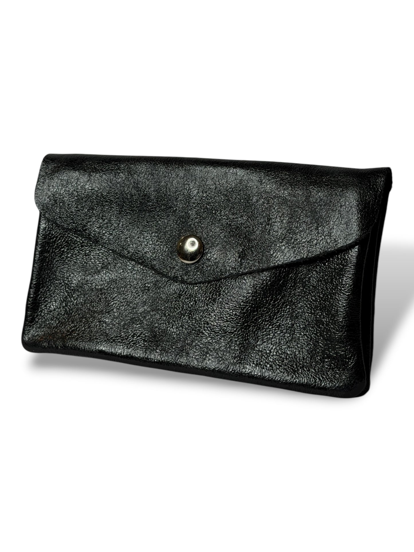 CHARLY PORTE MONNAIE EN CUIR NOIR