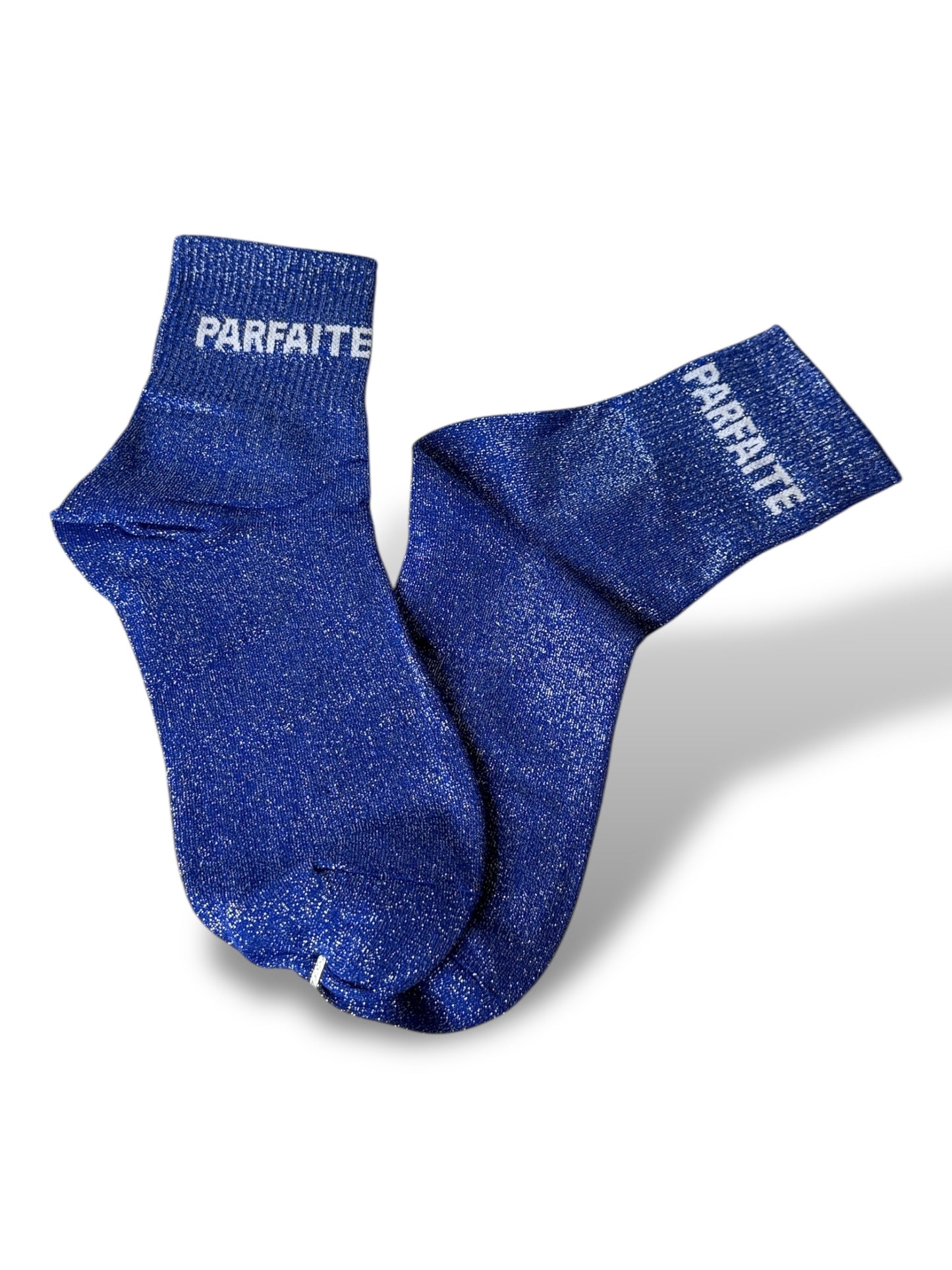 CHAUSSETTES SCINTILLANTES PARFAITE BLEU IMPERIAL